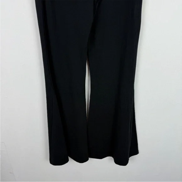 Aerie Offline OG Super Flare Foldover Hi-Rise Leggings Black Size Large L - Picture 8 of 12